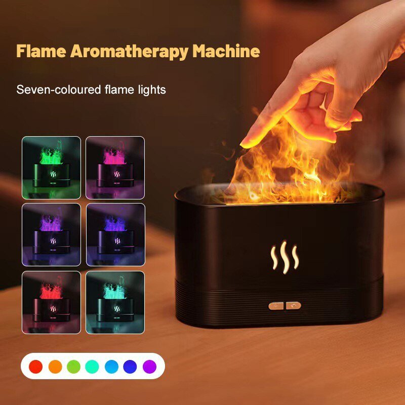 How to Improve Your Home with the Perfume Humidifier Ultrasonic Air Humidifier With LED Lighting Simulation Colorful Flame Fragrance Machine - paybest.ng