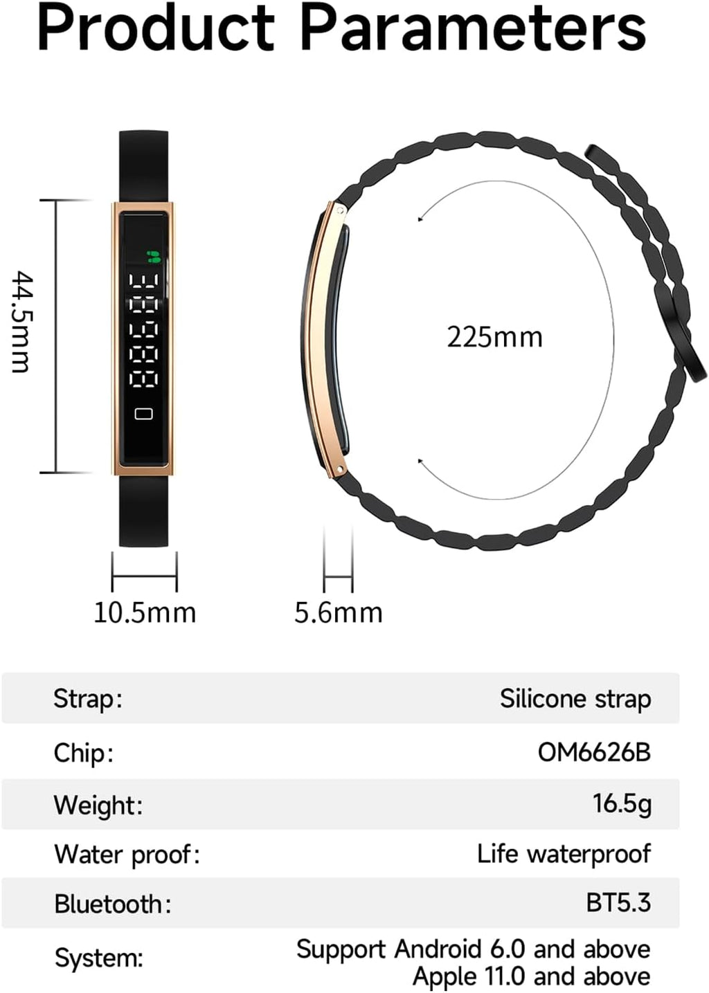 PulseTrack Pro GPS Smart Bracelet