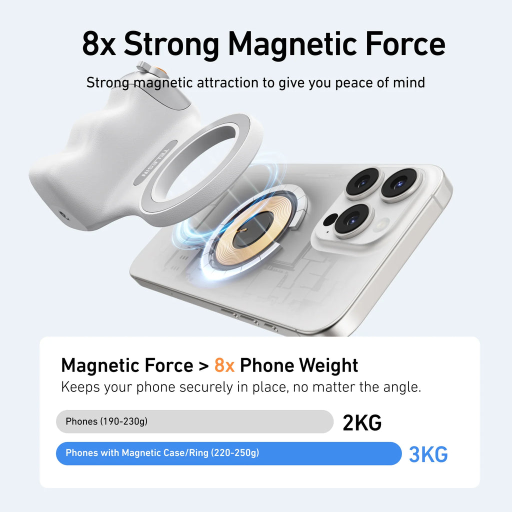 Telesin MagShot Pro — Remote-Controlled Magnetic Grip