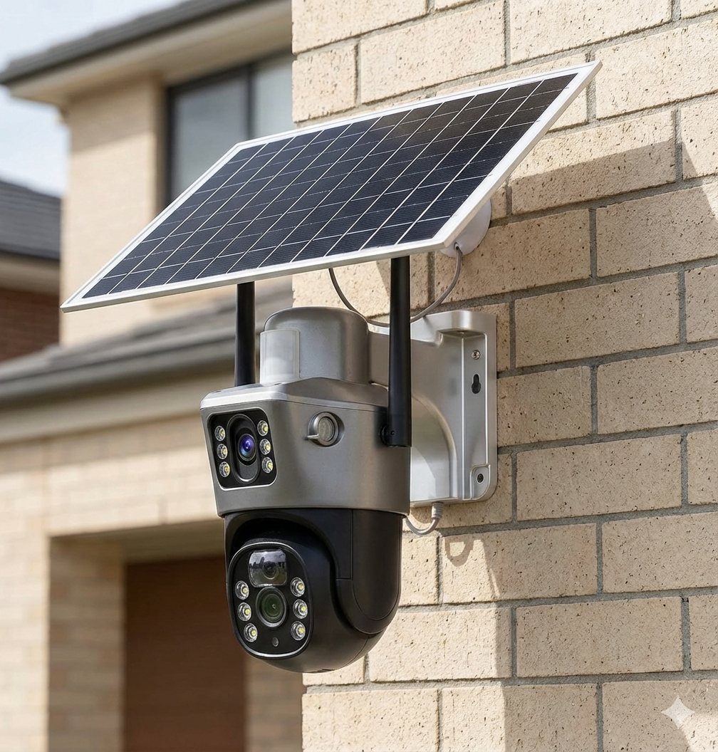 Solar-Powered 4G Security Camera — Outdoor Wireless CCTV with Motion Detection & Night Vision