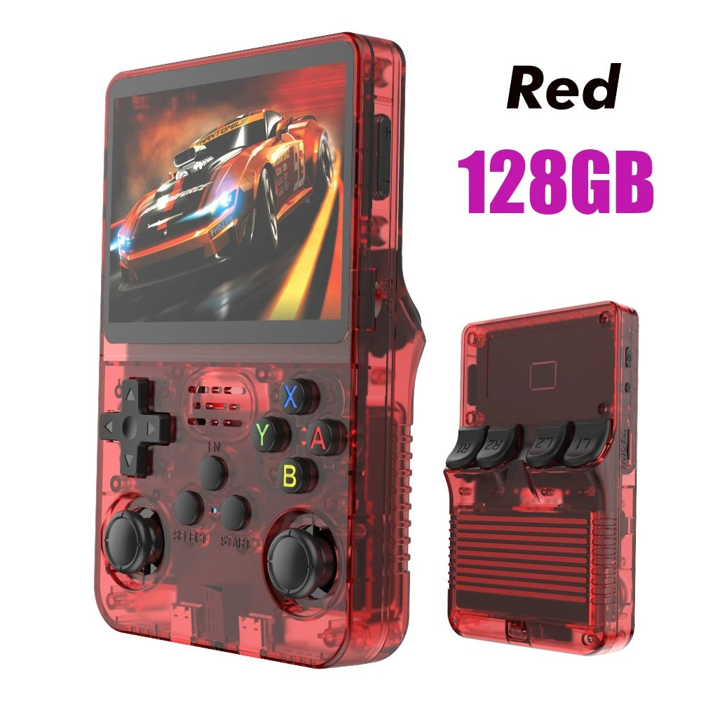 R36S Retro Handheld Game Console – 3.5" IPS Screen, Linux System, 64GB, Preloaded with Classic Games (R35S Pro)