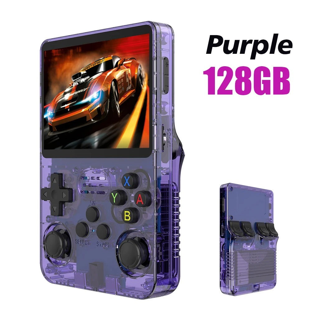 R36S Retro Handheld Game Console – 3.5" IPS Screen, Linux System, 64GB, Preloaded with Classic Games (R35S Pro)