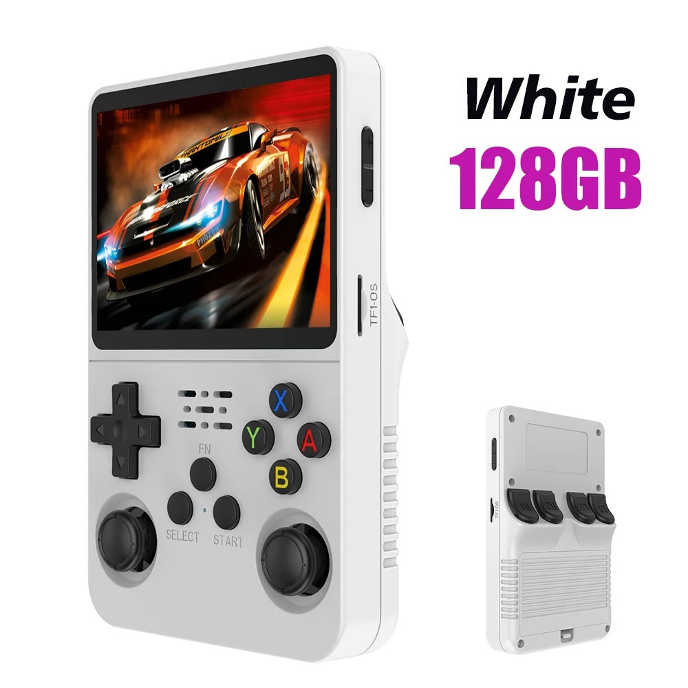 R36S Retro Handheld Game Console – 3.5" IPS Screen, Linux System, 64GB, Preloaded with Classic Games (R35S Pro)