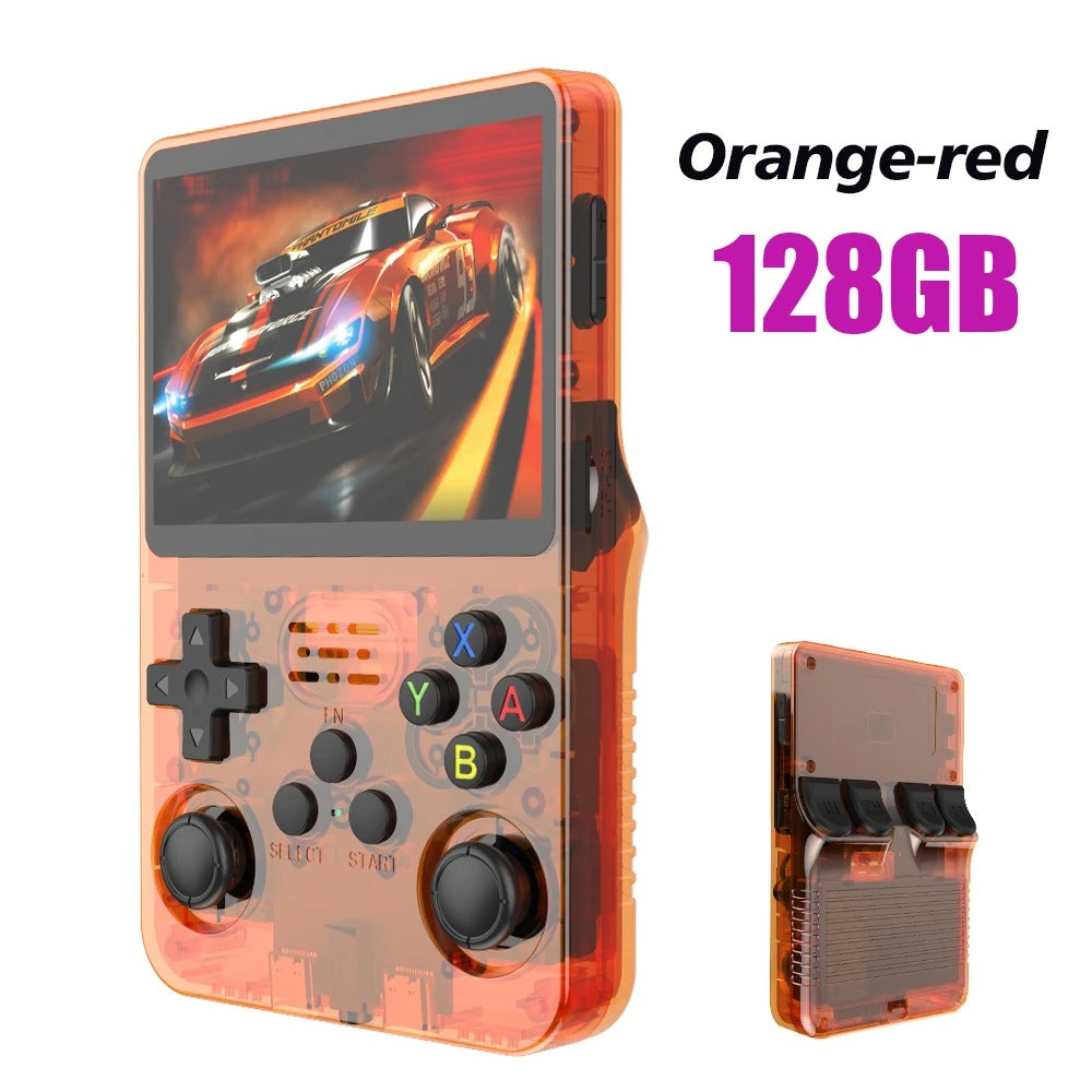R36S Retro Handheld Game Console – 3.5" IPS Screen, Linux System, 64GB, Preloaded with Classic Games (R35S Pro)