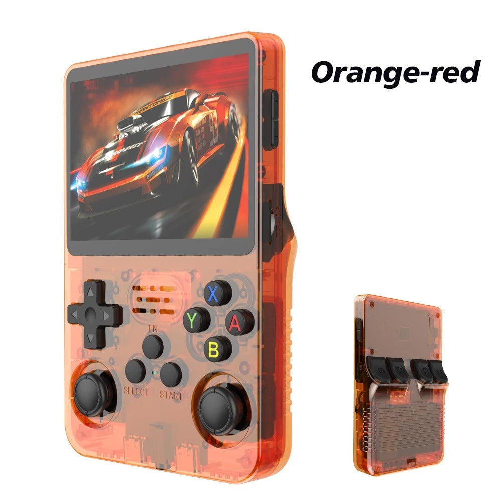 R36S Retro Handheld Game Console – 3.5" IPS Screen, Linux System, 64GB, Preloaded with Classic Games (R35S Pro)