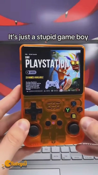 Retro Handheld Game Console – 3.5" IPS Screen, Linux System, 64GB, Preloaded with Classic Games