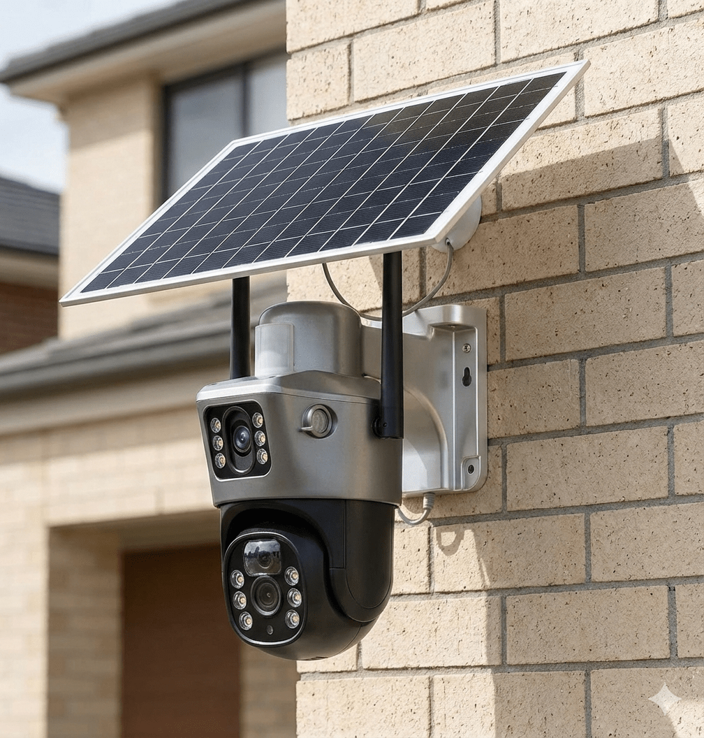 Solar-Powered 4G Security Camera — Outdoor Wireless CCTV with Motion Detection & Night Vision - paybest.ng