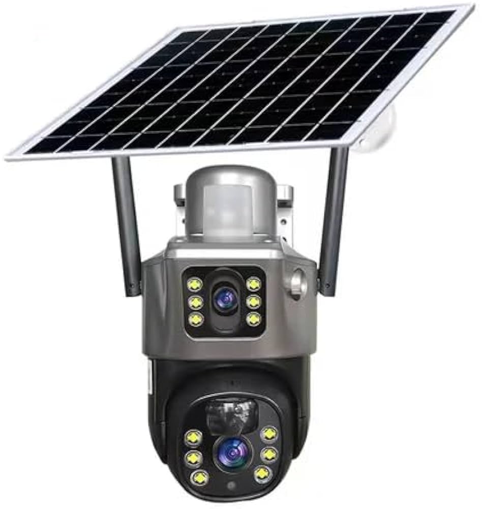 Solar-Powered 4G Security Camera — Outdoor Wireless CCTV with Motion Detection & Night Vision - paybest.ng