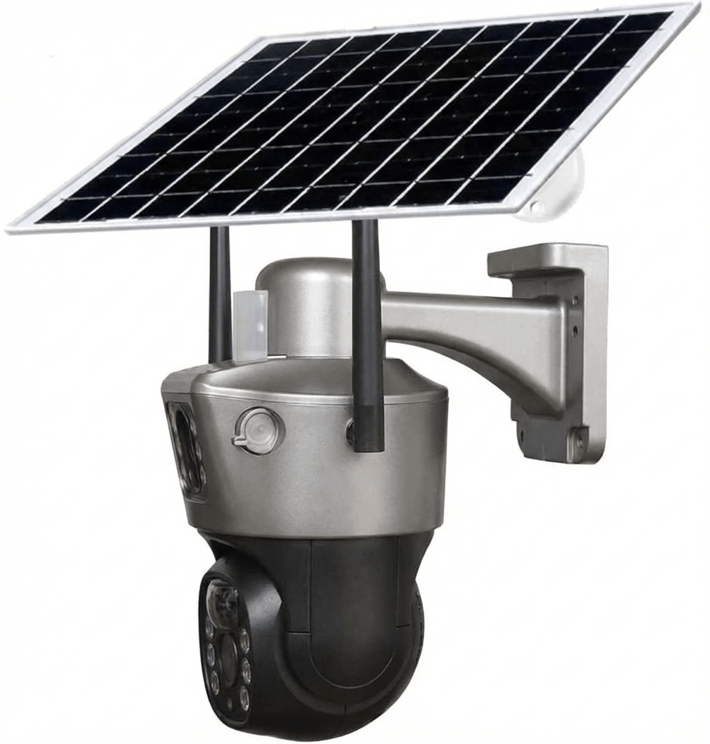 Solar-Powered 4G Security Camera — Outdoor Wireless CCTV with Motion Detection & Night Vision - paybest.ng