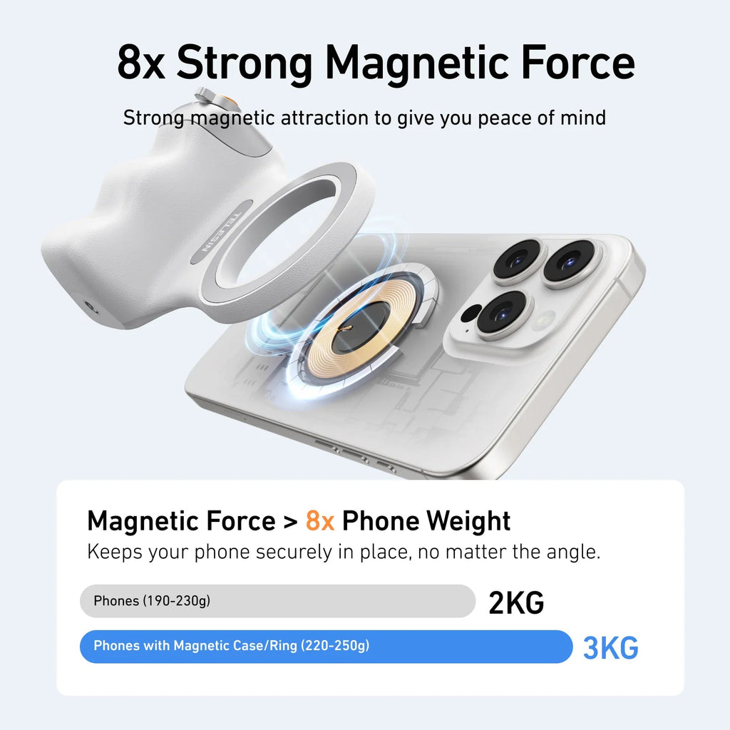 Telesin MagShot Pro — Remote-Controlled Magnetic Grip - paybest.ng