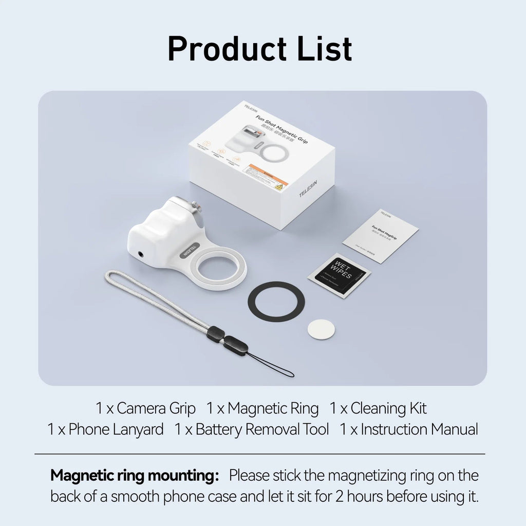 Telesin MagShot Pro — Remote-Controlled Magnetic Grip - paybest.ng